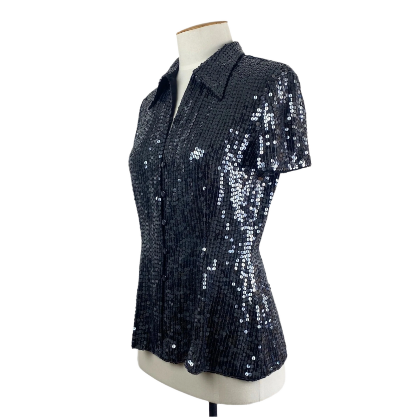 VINTAGE THORNTON HALL Sequin Shirt